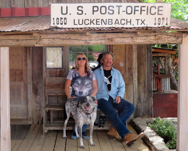 The Milners in Luckenbach, Texas